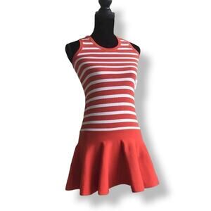 Juicy Couture Girls Dress Size XL Seychelles Orange Striped Sweater Tank NEW